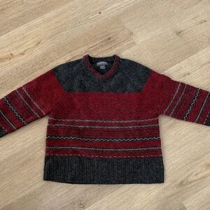 Woolrich Sweater Rd Wool Stripe Nordic Heathered